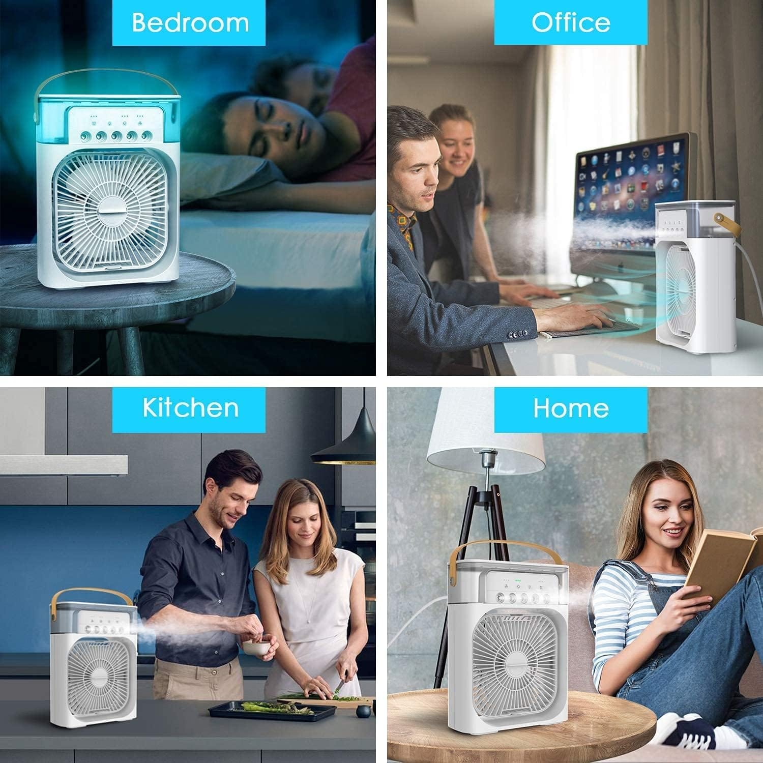 3-in-1 Portable Air Cooler Humidifier Fan