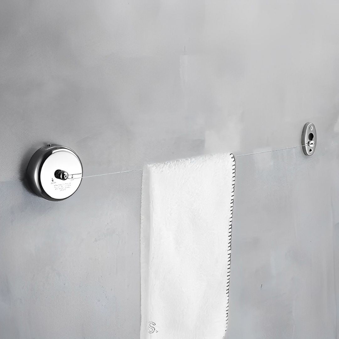 Retractable Clothesline for Wall Mounting