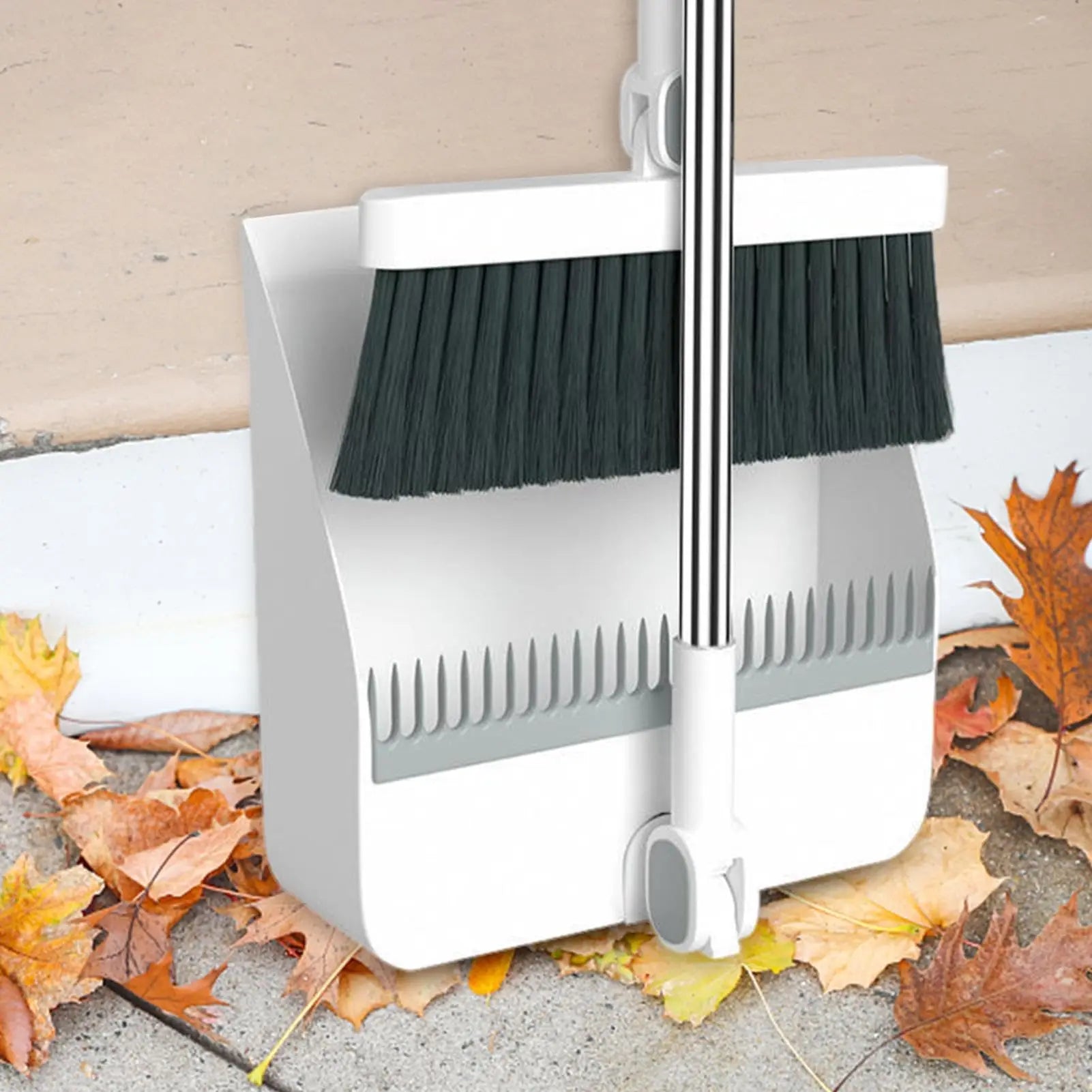 Foldable Broom and Dustpan Set