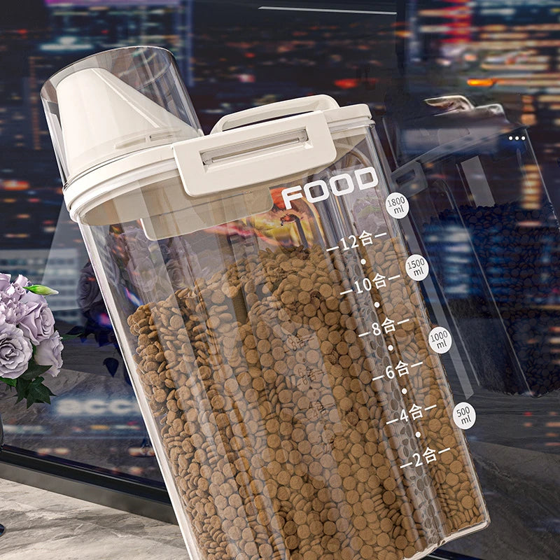 Premium Hermetic Food Container with Measuring Cup