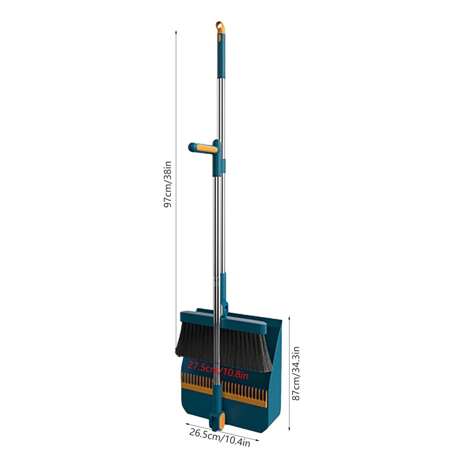 Foldable Broom and Dustpan Set