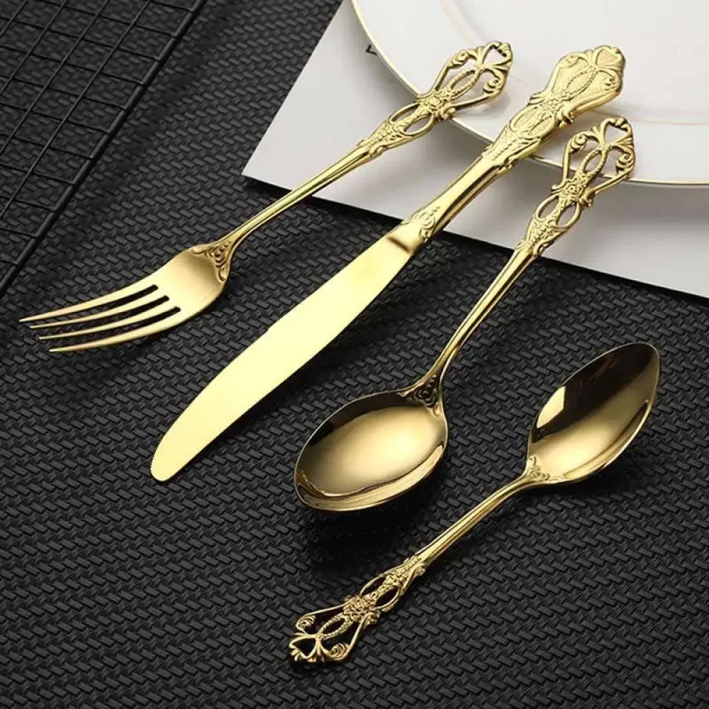 Vintage Cutlery Set 24 Pieces