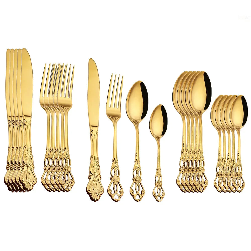 Vintage Cutlery Set 24 Pieces