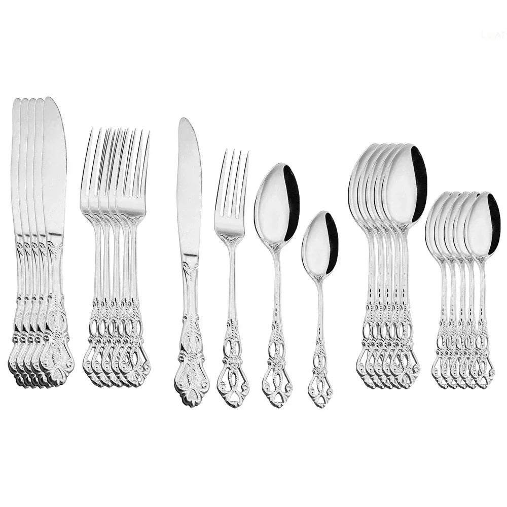 Vintage Cutlery Set 24 Pieces