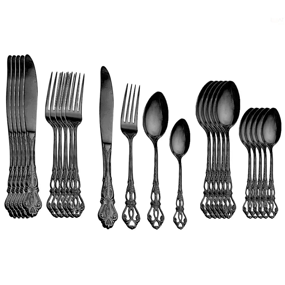 Vintage Cutlery Set 24 Pieces