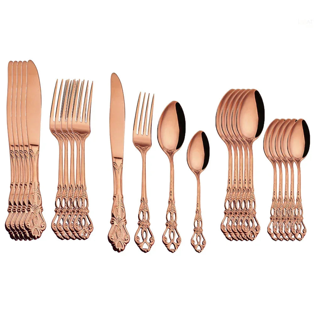 Vintage Cutlery Set 24 Pieces