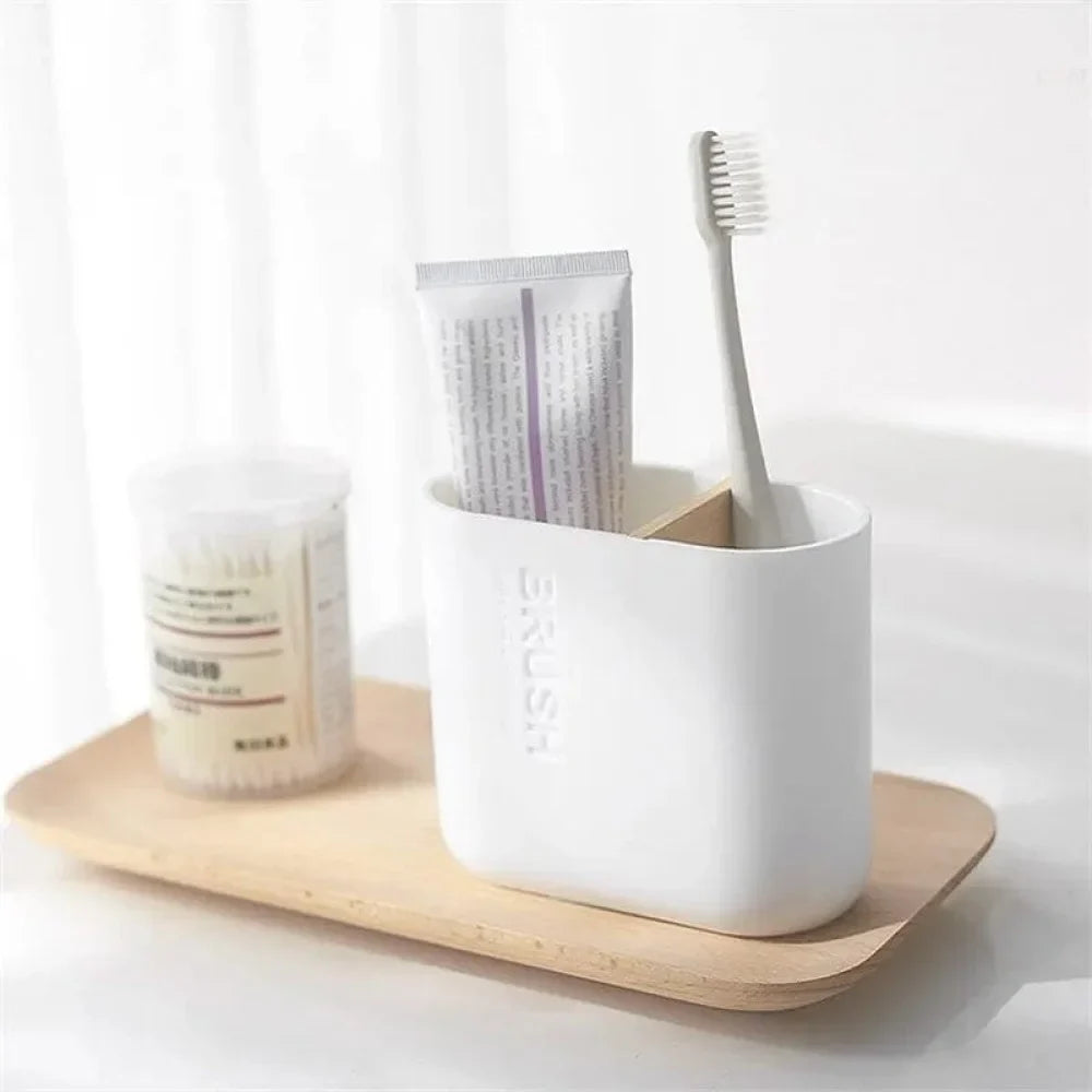 Bamboo Bathroom Accessory Set