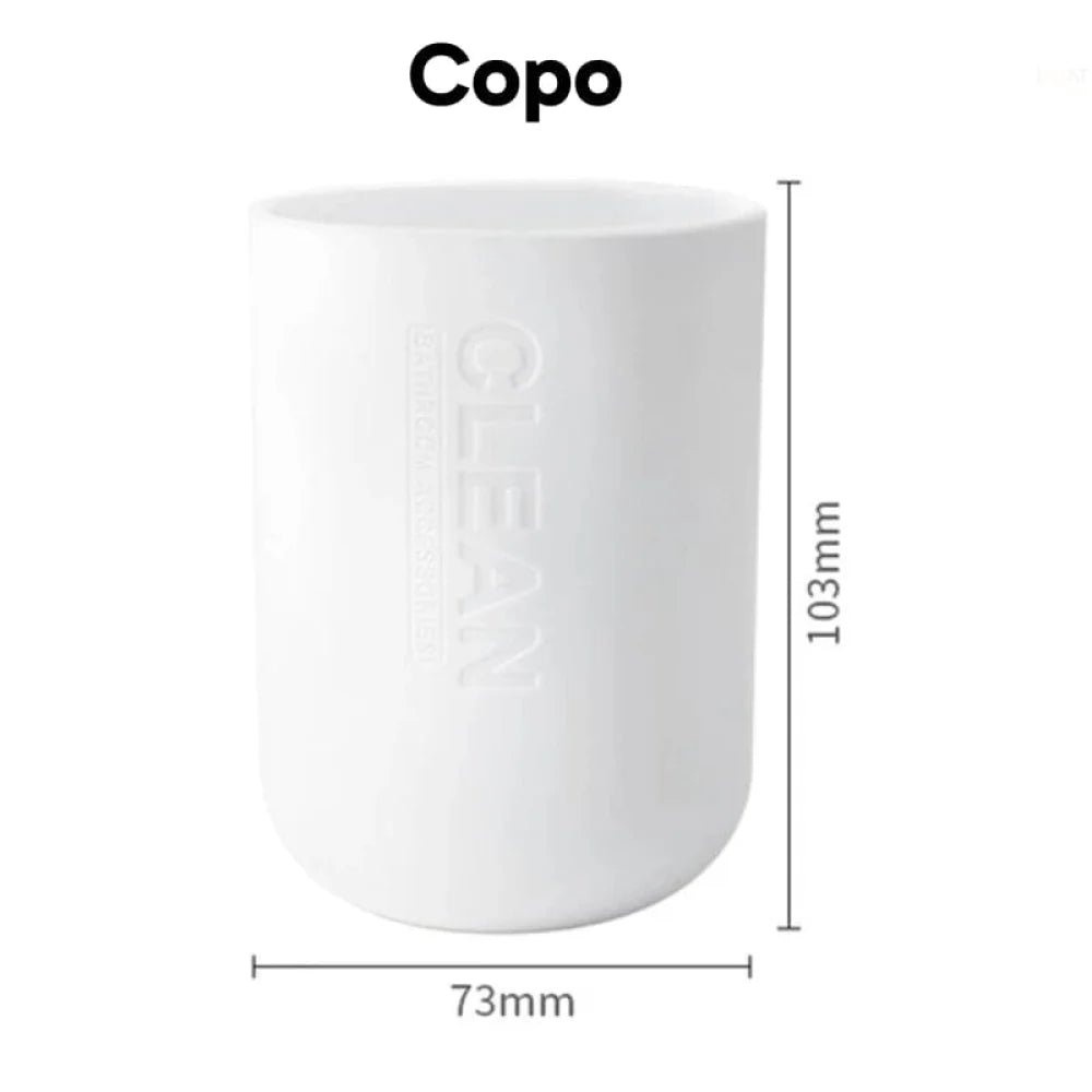 Bamboo Bathroom Accessory Set