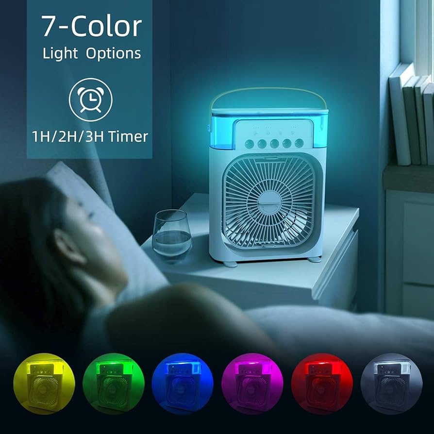 3-in-1 Portable Air Cooler Humidifier Fan