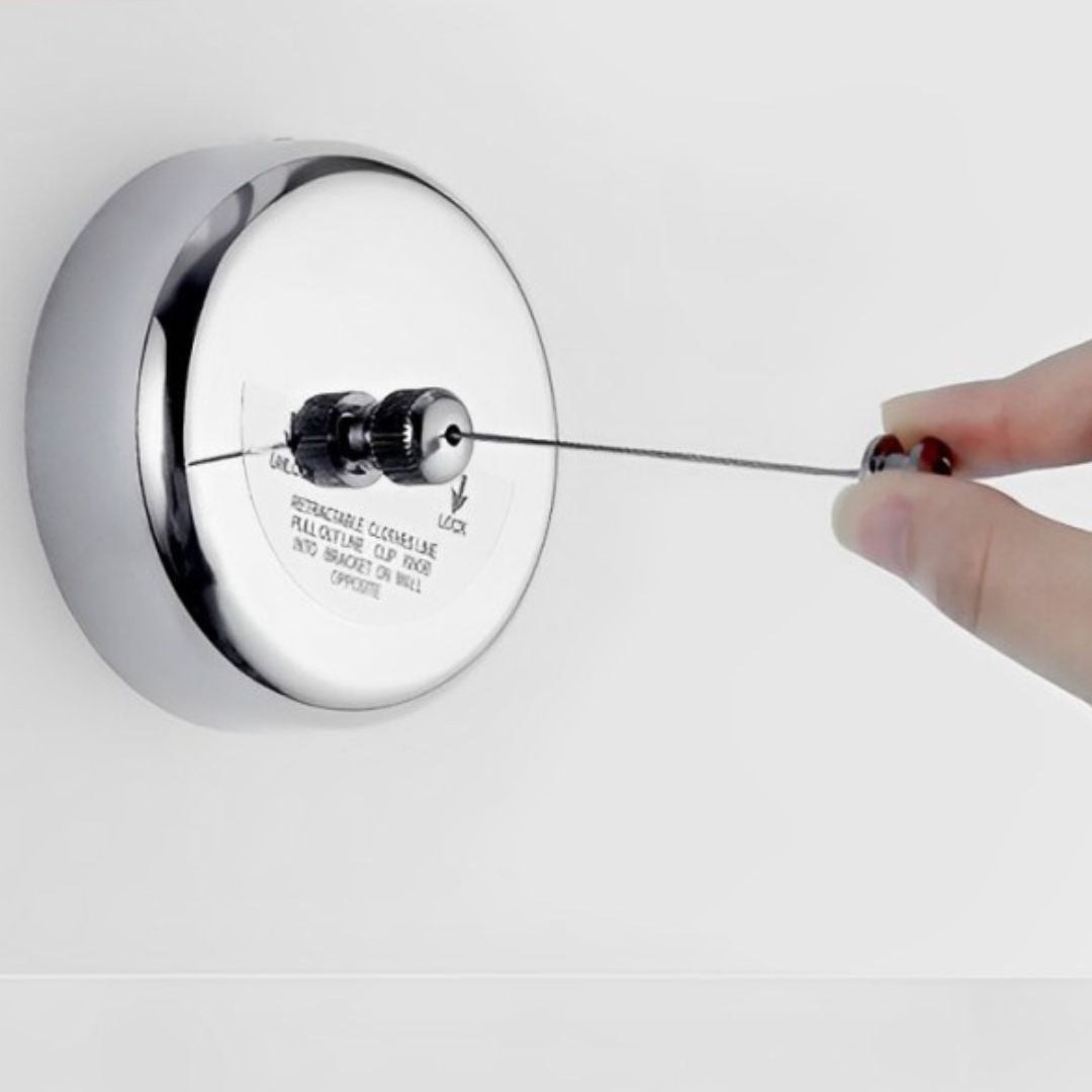 Retractable Clothesline for Wall Mounting