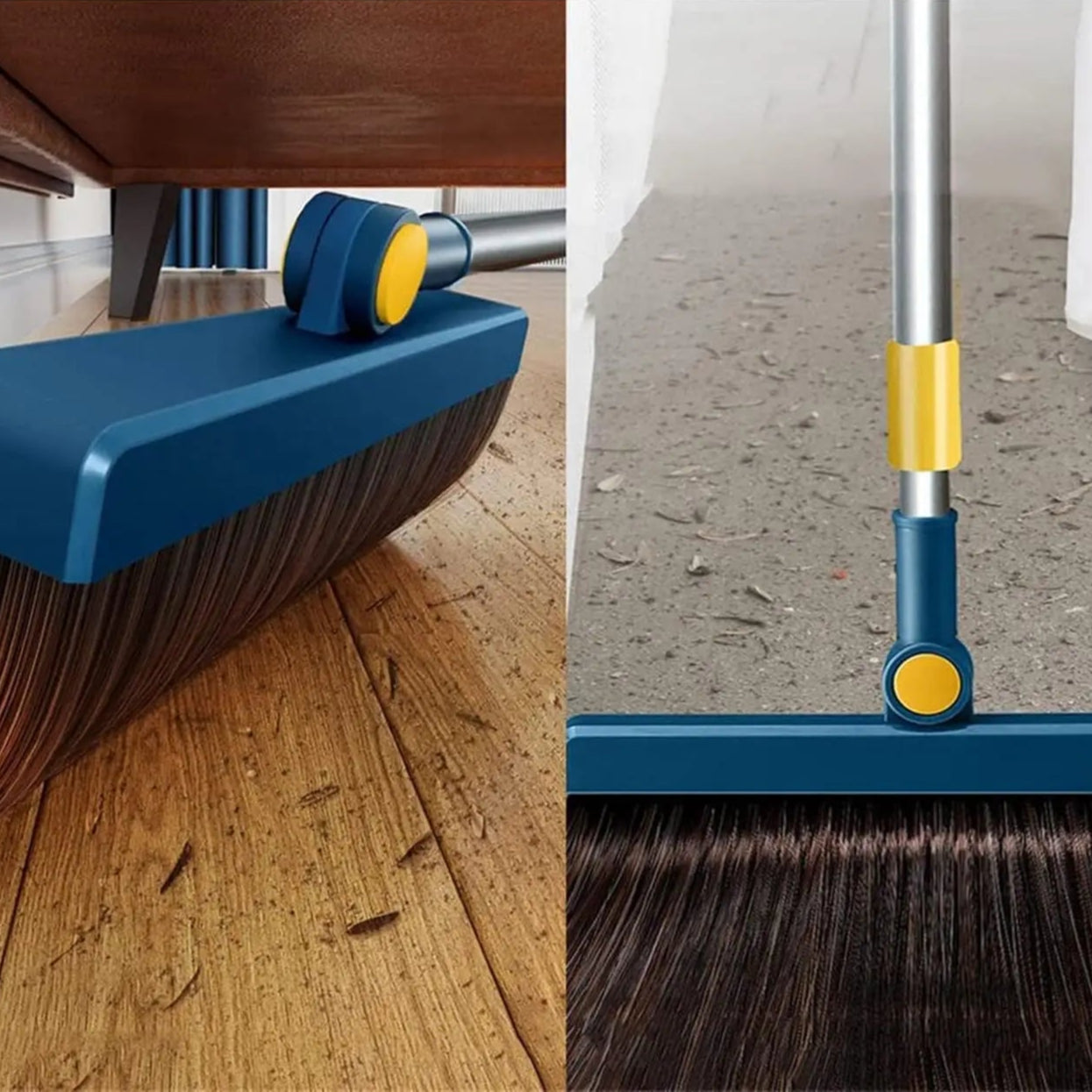 Foldable Broom and Dustpan Set
