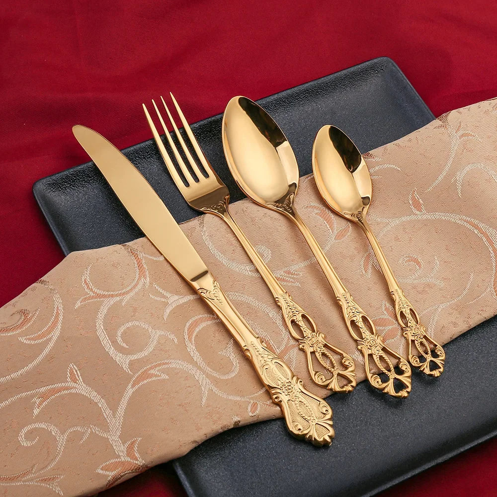 Vintage Cutlery Set 24 Pieces