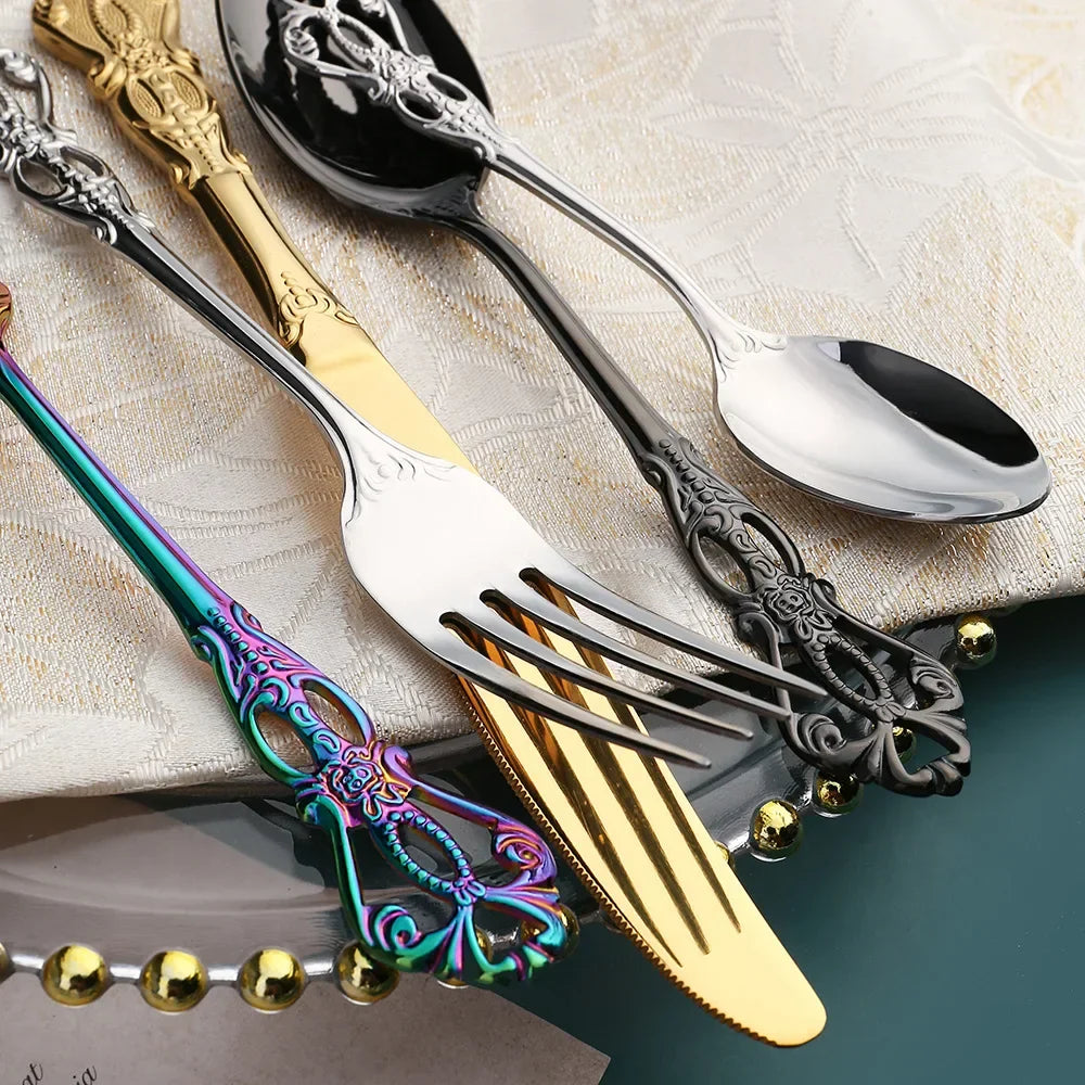 Vintage Cutlery Set 24 Pieces