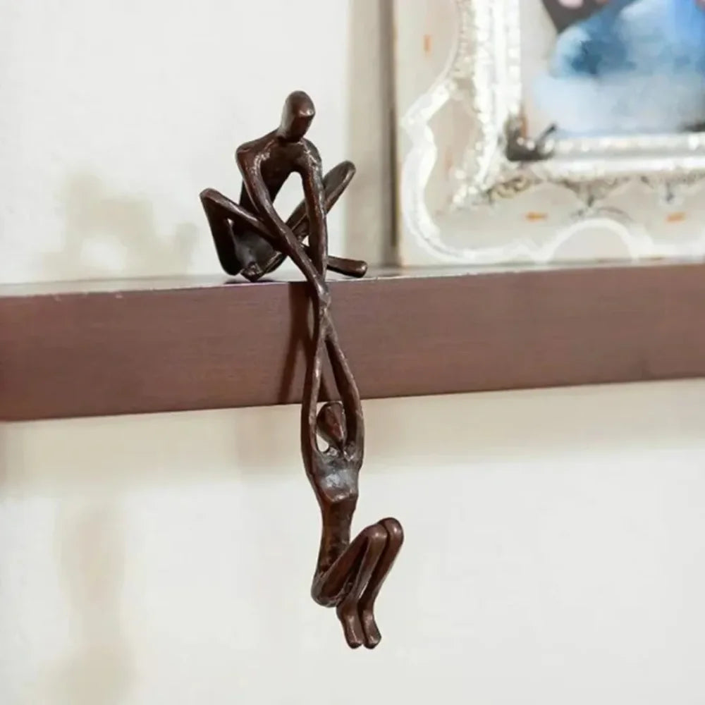 Resin Sculpture Man and Woman