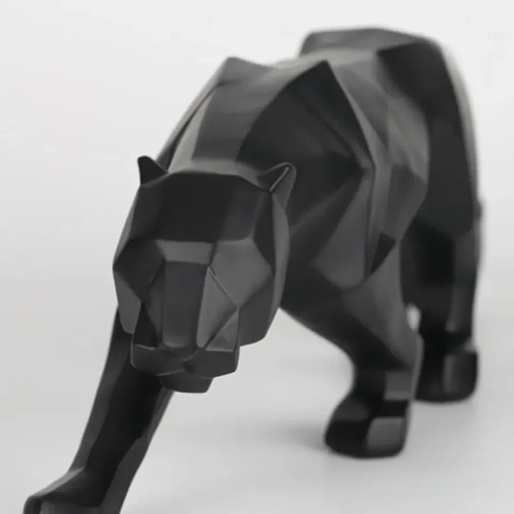 Resin Leopard Statue