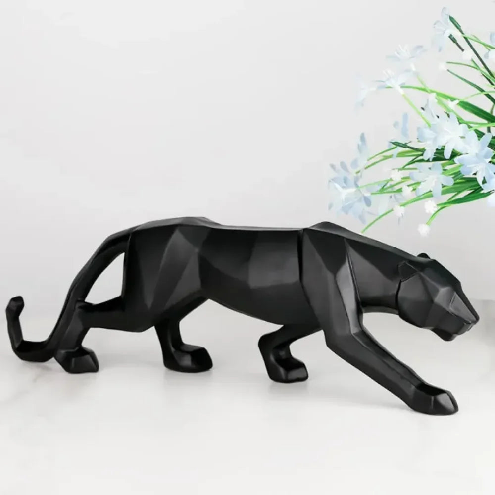 Resin Leopard Statue